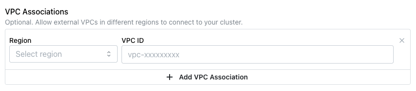 Define a VPC Association